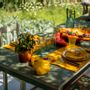 Table linen - Raw linen placemat with crochet decoration - LE BOTTEGHE DI SU GOLOGONE