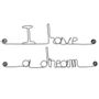 Other wall decoration - “I Have a Dream” Wire Writing for the Wall - L'ATELIER DES CREATEURS