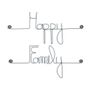 Other wall decoration - Happy Family Wire Wall Decor - L'ATELIER DES CREATEURS