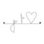 Other wall decoration - Word of love - Valentine's Day: I love you - L'ATELIER DES CREATEURS