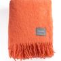 Throw blankets - 4157 Stackelbergs Mohair Blanket Coral - STACKELBERGS