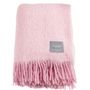 Throw blankets - 4136 Mohair Blanket Pelagon & Pink Melange - STACKELBERGS