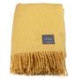 Throw blankets - Stackelbergs Mohair Blanket Golden Yellow - STACKELBERGS