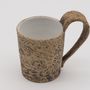 Mugs - CORAIL ceramic mug with large handle - JOE SAYEGH PARIS