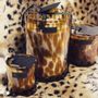 Decorative objects - Cylinder Leopard Candle - OSCAR LUXURY CANDLES