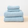 Bath towels - Linen Waffle Big Bath Towel Set Various Colours - LINENME