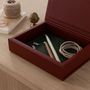 Caskets and boxes - Bookbox oekotex-certified leather - AUGUST SANDGREN