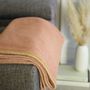 Throw blankets - SOFT BAMBOO WITH VICTORY FRINGES AND TIFFANY BORDER - FRATI HOME