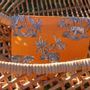 Decorative objects - Napkin Toile de jour orange - FRANÇOISE PAVIOT