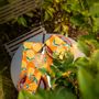 Decorative objects - Napkin CITRUS orange - FRANÇOISE PAVIOT