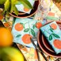 Decorative objects - Napkin Orange amère - FRANCOISE PAVIOT