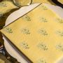Objets de décoration - Serviette Prairie jaune - FRANÇOISE PAVIOT