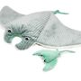 Children's bags and backpacks - MENTALOU THE MANTA RAY MOM & BABY MINT - DEGLINGOS