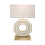 Table lamps - Dior Octagonal Shell Lamp - THOMAS & GEORGE FURNITURE, LIGHTING & DECOR