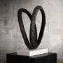 Decorative objects - Black Ribbon Sculpture - UPAGURU