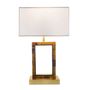 Lampes de table - Lampe Ambra Shell et feuille d'or - THOMAS & GEORGE FURNITURE, LIGHTING & DECOR