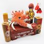 Gifts - Cassecou stuffed toy the crab mom and her baby Terracotta - DEGLINGOS