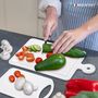 Kitchen utensils - Cutting board in plastic set of 3 pcs white recycable - DEMOLLI