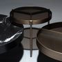 Coffee tables - Ray Coffee Table in Bronze Structure and Nero Marquina Top - DUISTT