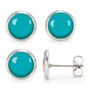 Jewelry - Ears Studs Les Minis Flash Turquoise - LES MINIS D'EMILIE