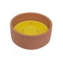 Candles - Outdoor 3 wicks citronella candle in terracotta container - GRAZIANI