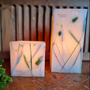 Decorative objects - Candle Photophore Square Walk in the Forest - LES ARTISANS CIRIERS BRUXELLOIS