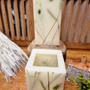 Decorative objects - Candle Photophore Square Walk in the Forest - LES ARTISANS CIRIERS BRUXELLOIS