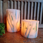 Wireless lamps - Candle Photophore Cylinder Walk in the Forest - LES ARTISANS CIRIERS BRUXELLOIS