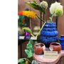 Vases - Vase Etnic Blue Tata. - NOMADIC CLAY DESIGN STUDIO