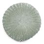 Comforters and pillows - Velvet Round Cushion - 41 cm - CASA AMAROSA