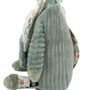 Soft toy - Corduroy backpack Chillos the sloth  - DEGLINGOS