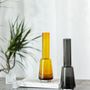 Vases - Retro style slim modern classy design vase, amber color, TYLER14AM - ELEMENT ACCESSORIES