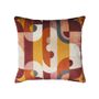 Fabric cushions - CUSHION COULISSE TWO- TONES 18" X 18" cm - CAMENGO LIFE