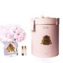 Floral decoration - LUXURY GRAND BOUQUET - GOLD BADGE - FRENCH PINK - PINK BOX - CÔTE NOIRE