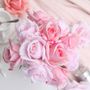 Floral decoration - LUXURY GRAND BOUQUET - GOLD BADGE - FRENCH PINK - PINK BOX - CÔTE NOIRE