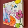 Paintings - All Wood Canvas Painting - Friends and Elephants - VERY LUCKY CRAFTSHOP