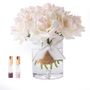 Floral decoration - LUXURY GRAND BOUQUET - GOLD BADGE - PINK PLUSH - PINK BOX - CÔTE NOIRE