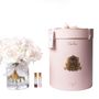 Floral decoration - LUXURY GRAND BOUQUET - GOLD BADGE - PINK PLUSH - PINK BOX - CÔTE NOIRE