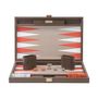 Decorative objects - Backgammon Set Brown - Snake Vegan Leather - Medium - VIDO BACKGAMMON