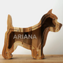 Decorative objects - Wooden dog piggy bank - PROMIDESIGN