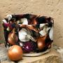 Homewear - Fabric basket printed Inions - MARON BOUILLIE