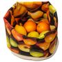 Homewear - Fabric basket printed Citrus - MARON BOUILLIE