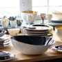 Platter and bowls - Indigo Salad Bowl - TSÉ&TSÉ ASSOCIÉES