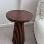 Coffee tables - Mushroom Natural Wood Side Table - CHAPPAL.CO