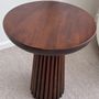 Coffee tables - Mushroom Natural Wood Side Table - CHAPPAL.CO