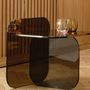 Coffee tables - T Side Glass Table - CHAPPAL.CO
