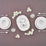 Formal plates - Empire Silk porcelain plates - PORCEL