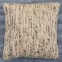 Fabric cushions - Chain Stitch Wool Cushion - MEEM RUGS