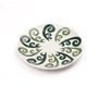 Assiettes de réception - Athenee Two Tone Green Peacock Dinner Plate - THEMIS Z