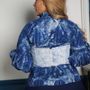 Apparel - Sleeveless batik corset bustier - KROSKEL